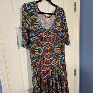 EUC LuLaRoe Nicole - 3X